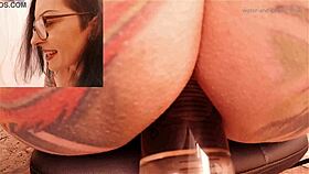 wine up that bubble butt for enema