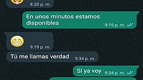 latina pornstar in lingerie does a live video call, getting her ass licked and fucked while follower watches.