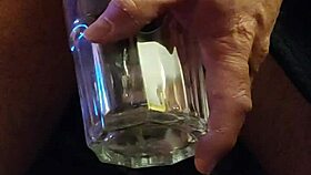 someone pissing and drinking it while drunk