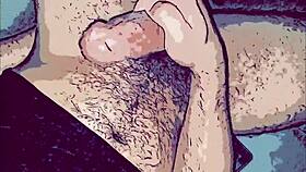 Gay Cartoon Animation Where Dominant Fucks Passive's Mouth With Big Thick Cock