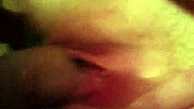 Man cums on pussy in raw sex scene