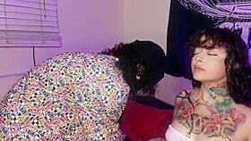 i painted her body and fucked her monster cock