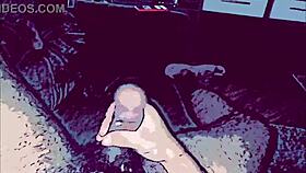 Gay Cartoon Animation Where Dominant Fucks Passive's Mouth With Big Thick Cock