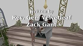 Blonde bride in Vegas ties the knot and gets wild with oral