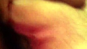 Man cums on pussy in raw sex scene