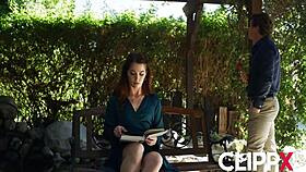 A Stranger In The Park Tempts Robby Echo And Petite Evelyn Claire