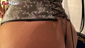 redhead chubby babe licks pussy in lingerie fingering session