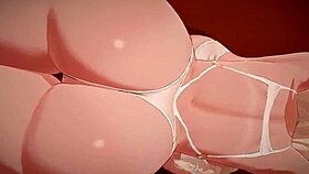 I moaned soo loud fucking busty Owari in 3d hentai