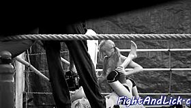 Les Babes Sixtynining After Wrestling Match