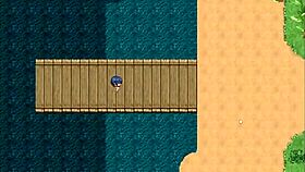 Tanned Girl Natsuki Flashes Huge Tits in Hentai Game to Help Captain Jerk Off 😏