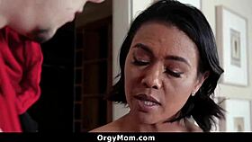 i'm the hot milf who cheats on my husband with my hot stepson, sucking his big cock in pov