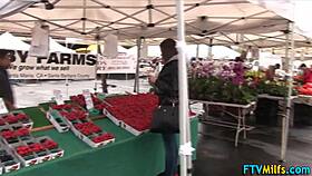 Busty milf intensely toys pussy POV