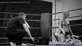 Les Babes Sixtynining After Wrestling Match