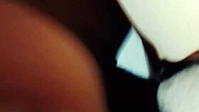 latina pornstar in lingerie does a live video call, getting her ass licked and fucked while follower watches.