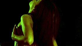 the classy russian babe in stockings touches herself elegantly