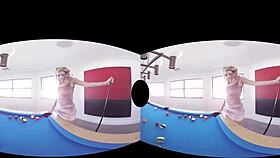 Blonde harlot Arya Fae has Valentine anal with you in VR