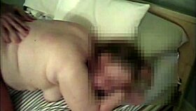 young curvy bbw wife gets fucked doggy in red pantyhose, reaching orgasm