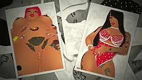 big ass hip hop queen bodiquiin droppin’ new tracks, wanna see?