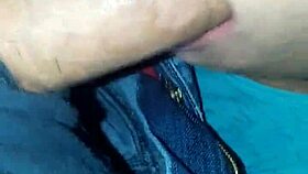 passionate blowjob on best friend's porch