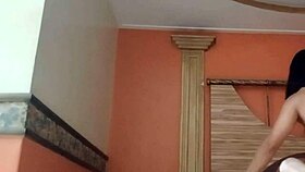 Milf cheats on boyfriend in hotel room