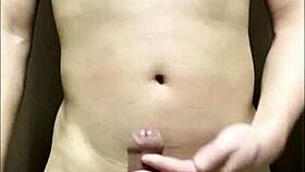 Hey, check out this Asian Japanese cock in action.