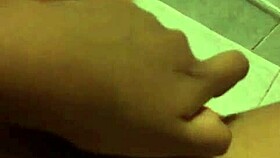 Yamileth Matamoros Masturbates in Bathroom