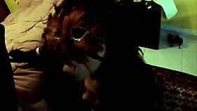 Teen sucks big cock and swallows cum in hardcore blowjob