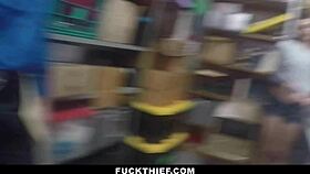 Cute Teen Caught Stealing, Punished By Officers 😏