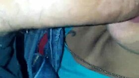 passionate blowjob on best friend's porch