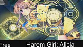 Harem girl alicia in game!