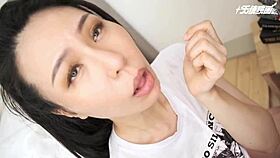 Can This Asian Milf Collect and Swallow Your Cum Four Times in a Row?