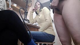 Neighbor Jerked Off With Sex Toy Until Cum