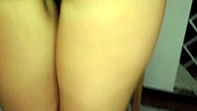 so this big cock slides deep into the milf's big booty pussy