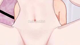 hey, wanna see this anime couple with big tits getting wild?