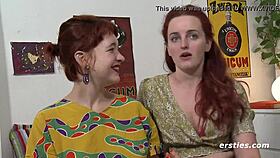 Redheaded Lesbians Lick Pussy And Use Toys To Reach Orgasm.