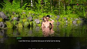 John and mary have intense sex in dusklight manor on river and floor