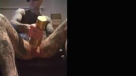 fleshlight makes jack cum with intense handjob pleasure