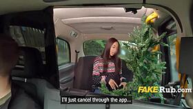 Cute Brazilian slams hard for Christmas surprise.