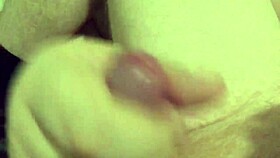 Chubby Wife with Hairy Pussy Offers Slow Motion POV Handjob