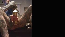 fleshlight makes jack cum with intense handjob pleasure