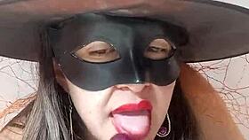 halloween witch seducing with huge cameltoe videos 😈