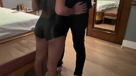 Sharing wife with stranger in skinny uniform fantasy. Old gay cuckold.