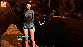 Exploring Eternum 200 in anime hentai style