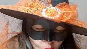 halloween witch seducing with huge cameltoe videos 😈