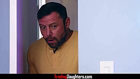 we were on facetime when the stepdad swapped in for a taboo fuck