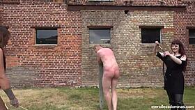 Friendly Competition Mistress Rebekka Raynor And Nikky French Painful Strokes