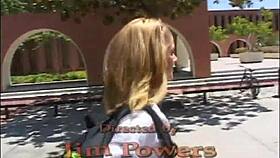 Kelly the Coed Sucks and Gets Double Penetrated