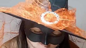 halloween witch seducing with huge cameltoe videos 😈