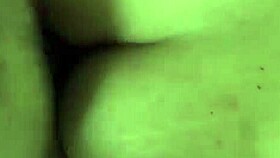 guy fucks the hot young girl from behind in anal sex