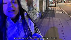 Beautiful petite teen slut leaves with new fan